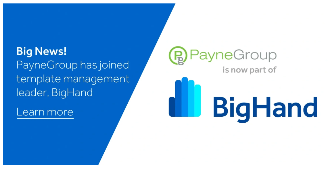 BigHand Acquires PayneGroup, Founder Donna Payne to Step Aside