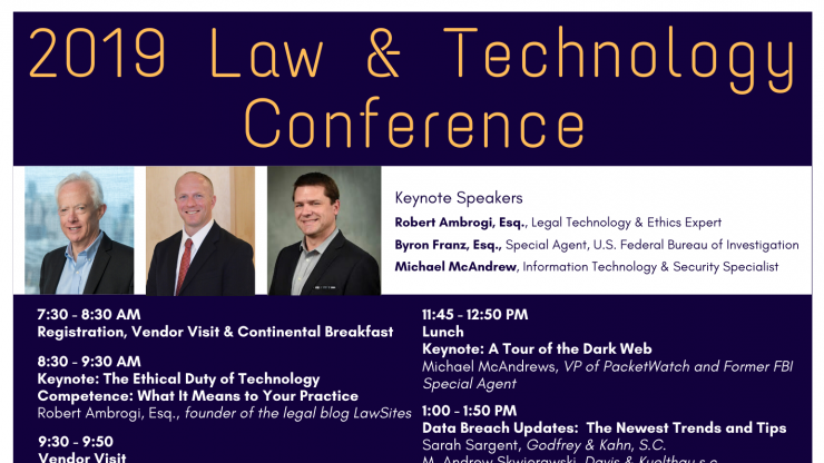 Join Me Tomorrow at the Milwaukee Bar Law &#038; Technology Conference