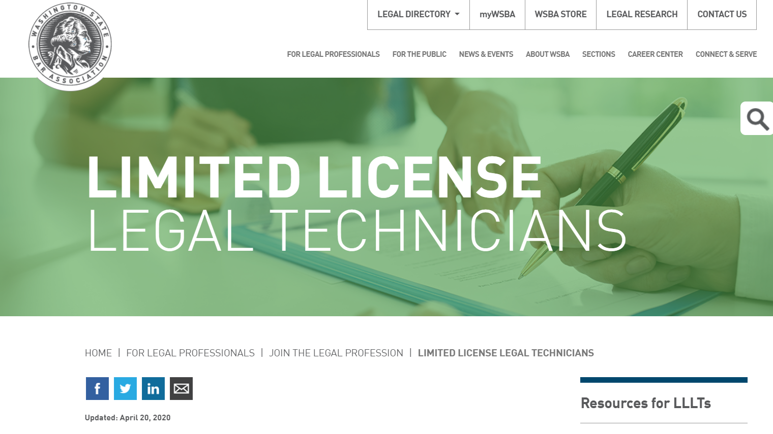 Washington, State that Pioneered Licensed Legal Technicians, Cancels the Program