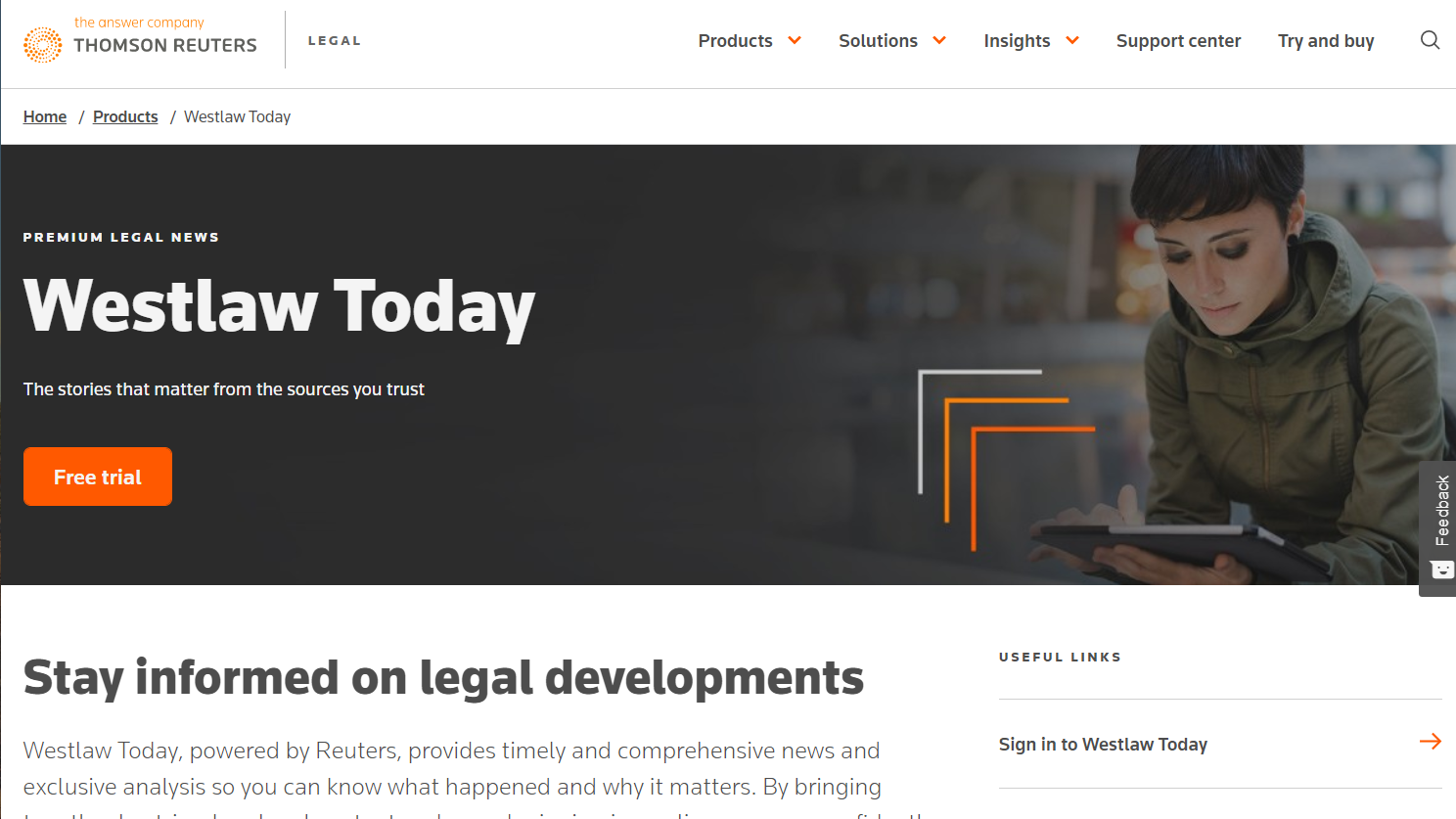 Thomson Reuters Quietly Unveils Premium Legal News Service, But Is More To Come?