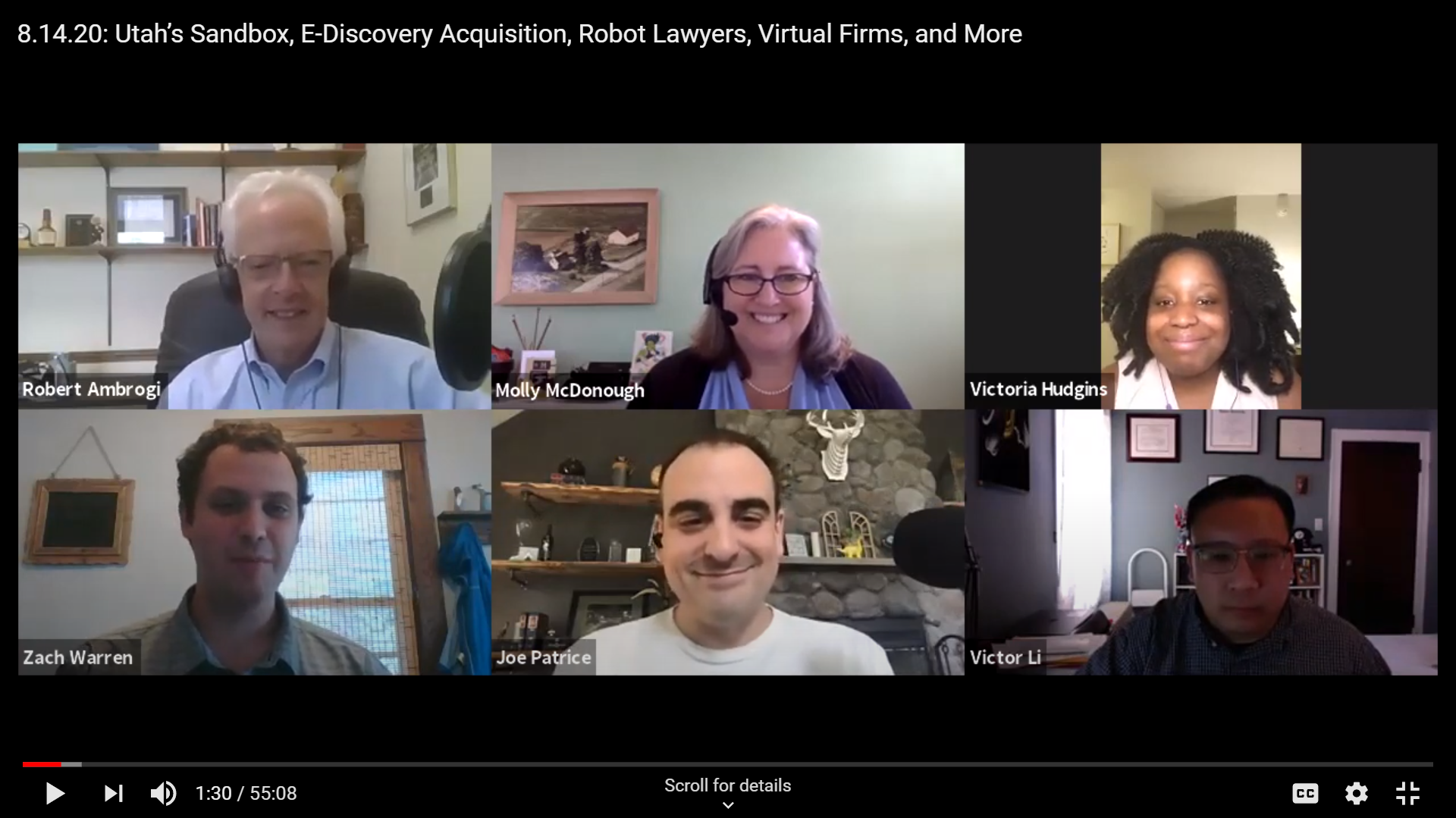 ICYMI: Legaltech Week for 8.14.20 &#8211; Utah’s Sandbox, E-Discovery Acquisition, Robot Lawyers, Virtual Firms, and Joe Patrice Coins A Term