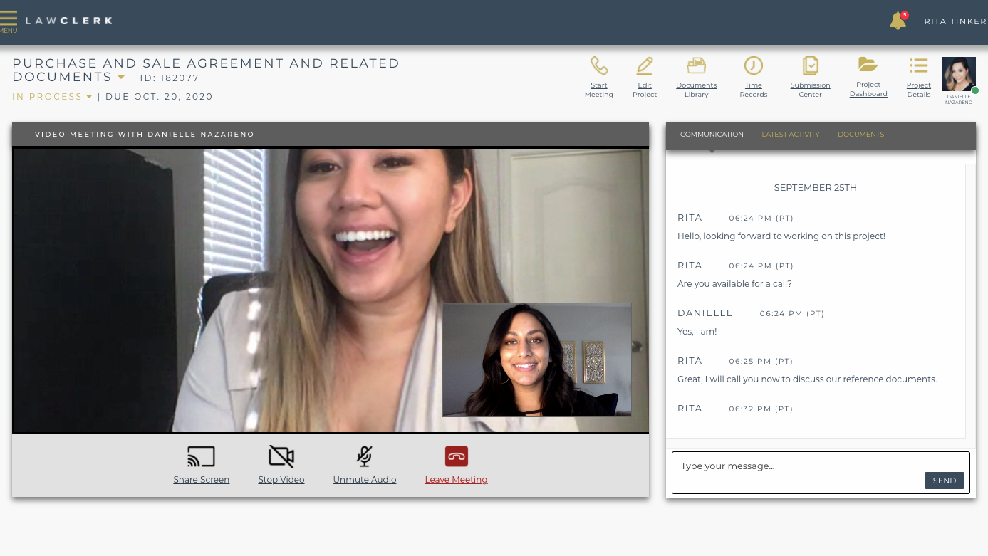 New LawClerk Feature Allows In-Platform Voice and Video Calls between Lawyers and Freelancers