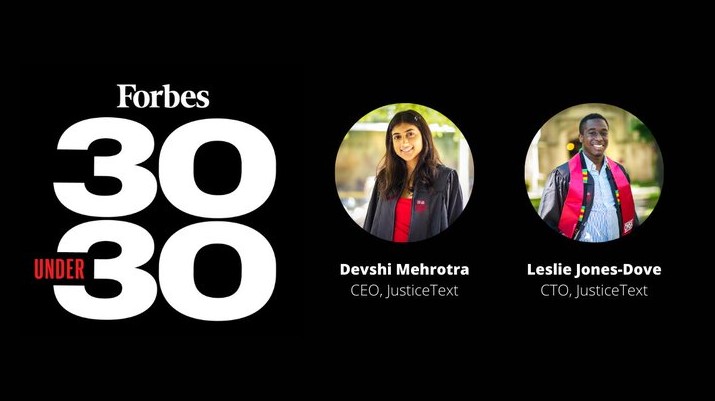 Cofounders Of Legal Tech Startup Make Forbes &#8217;30 Under 30&#8242; List for 2021