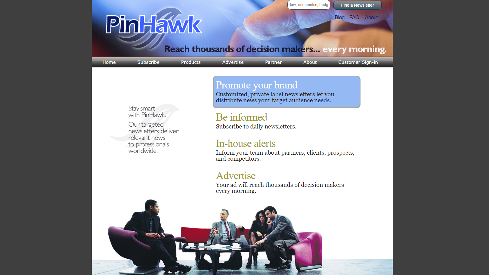 PinHawk Legal and Professional Newsletters Acquired By Law Business Media