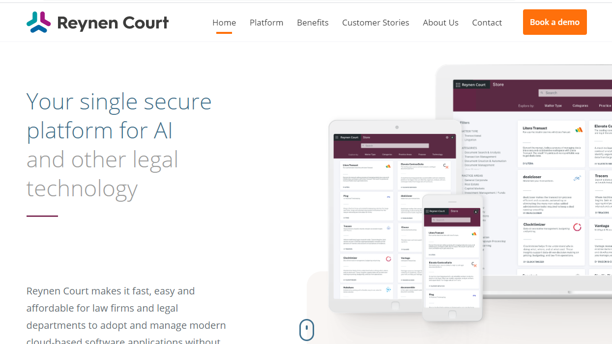 Reynen Court&#8217;s New Offering Targets Mid-Sized Firms and Corporate Legal With Simplified Testing And Deployment